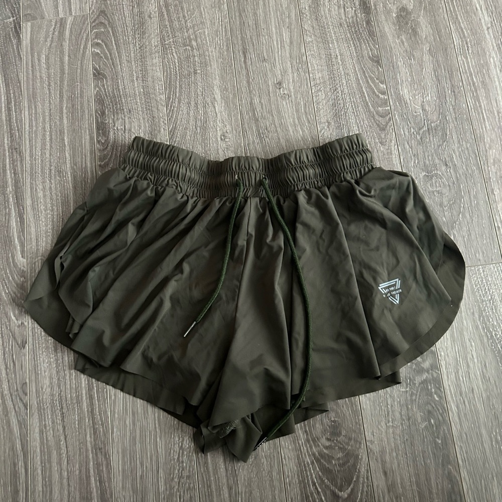 Olive Green Women's Shorts